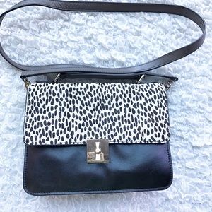 Banana Republic Leopard crossbody bag